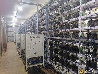 Advanced mining farm facility in Germany showcasing rows of efficient mining rigs